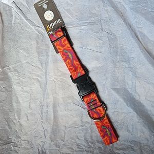 NWT Lupine Dog Collar Go Go Gecko 1 inch